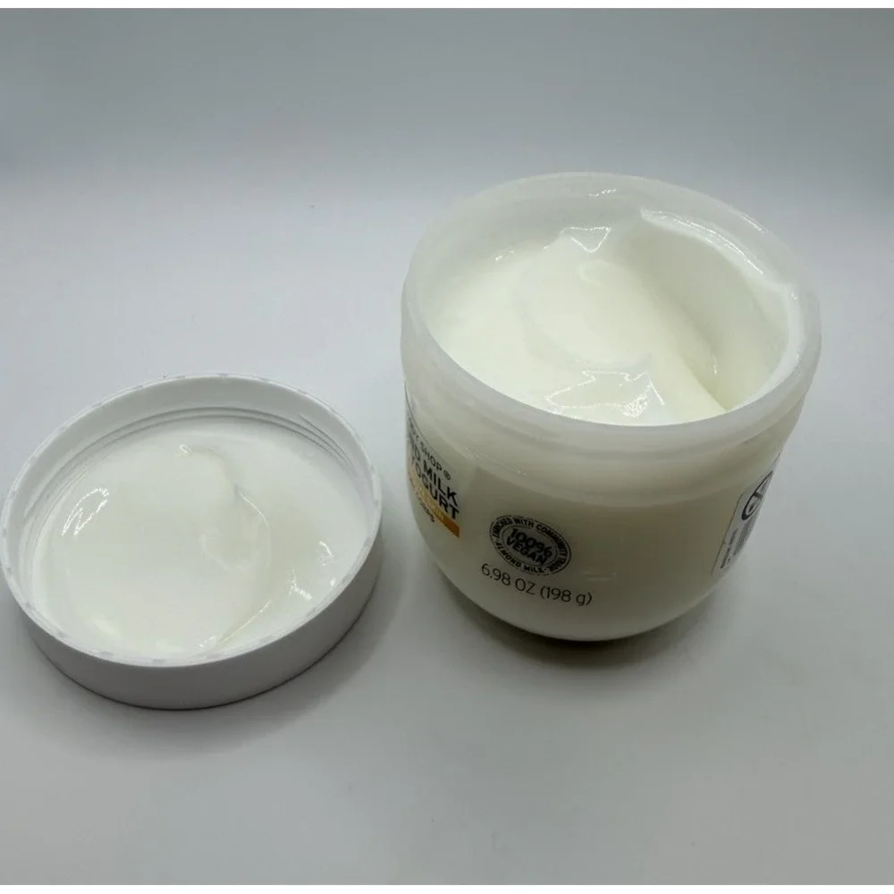 The‎ Body Shop Almond Milk Body Yogurt, Vegan, 6.98 oz, 90% Full